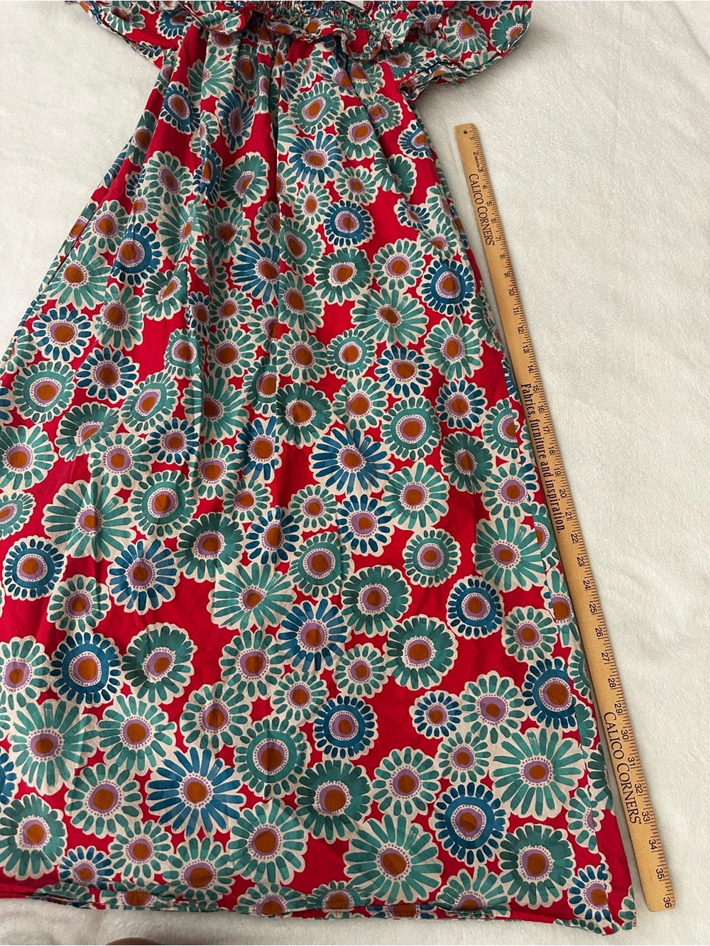 La DoubleJ Breakfast Crazy Daisy Maxi Dress Size medium - Picture 12 of 15